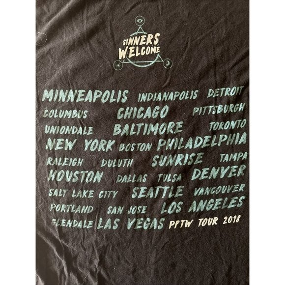 Panic! At The Disco 2018 Pray For The Weekend Tour Shirt Size L - Picture 2 of 2